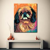 Painting by Numbers Illustration Cavachon Dog